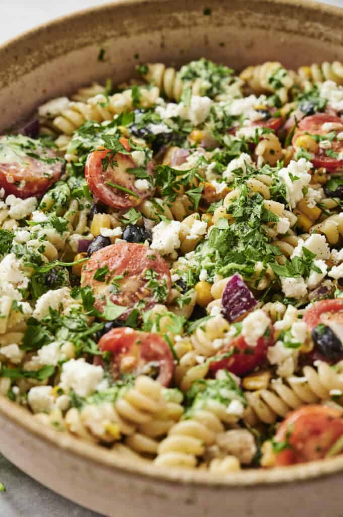 street corn pasta salad