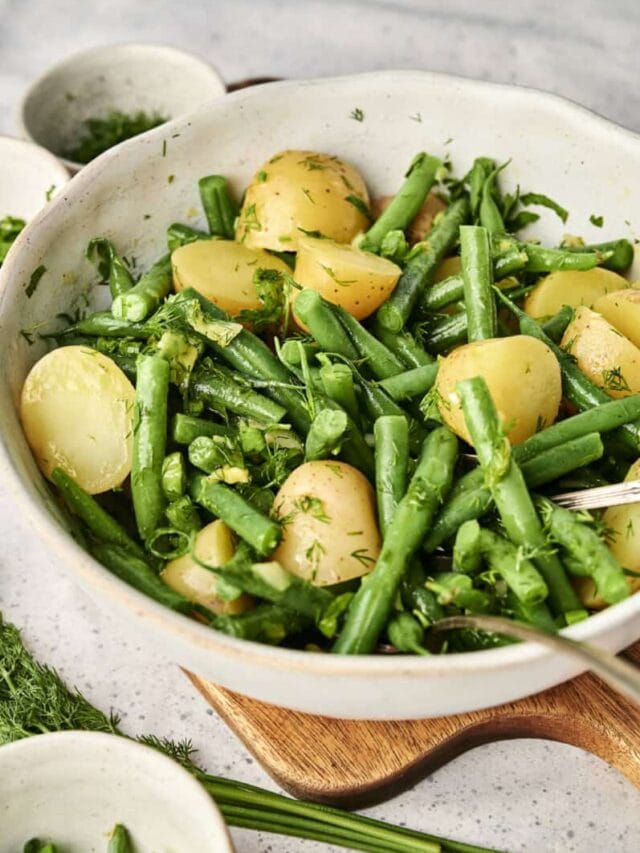 French Potato Salad with Green Beans