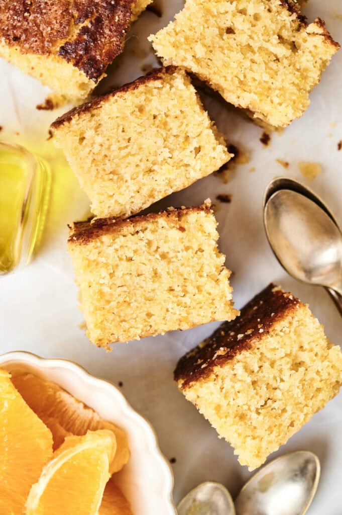 Citrus olive oil cake