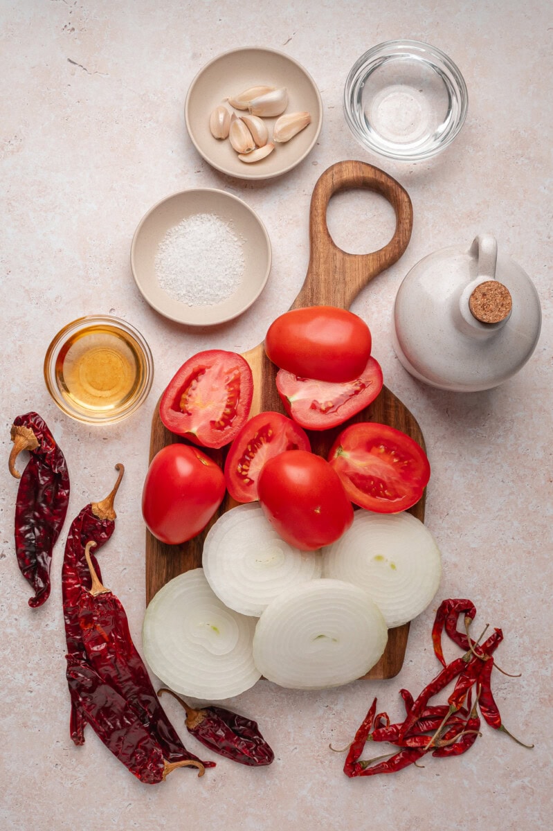 Ingredients for orange taco sauce 