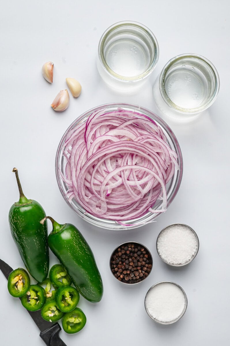 picked onion ingredients